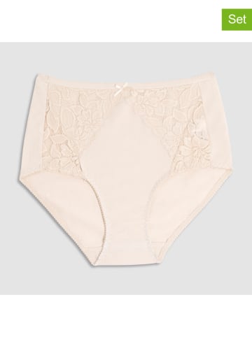 COTONELLA 4er-Set: Slips in Creme