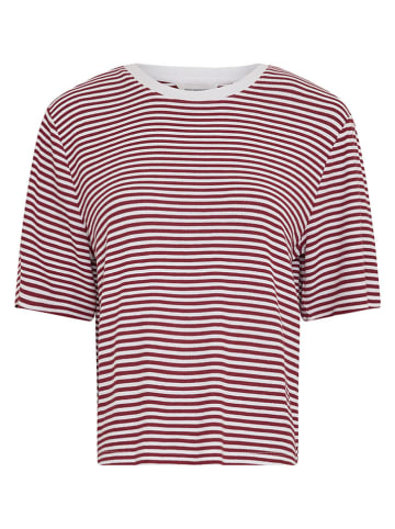 MOSS COPENHAGEN Shirt bordeaux/wit
