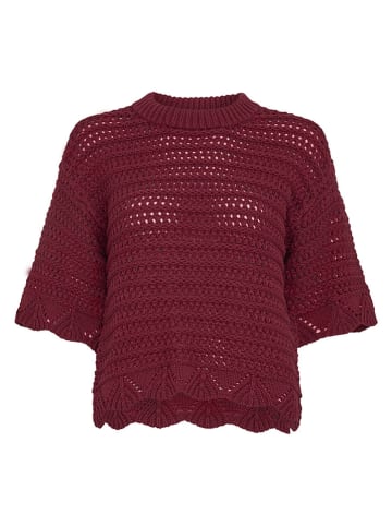 MOSS COPENHAGEN Pullover in Bordeaux