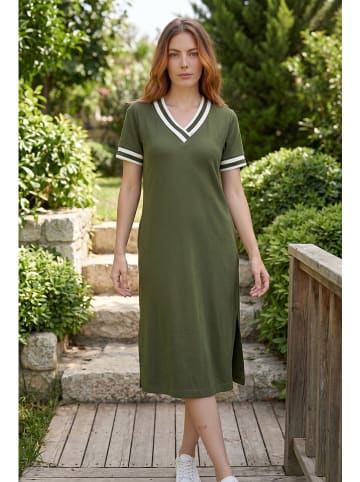 SOULSHAE Sukienka w kolorze khaki
