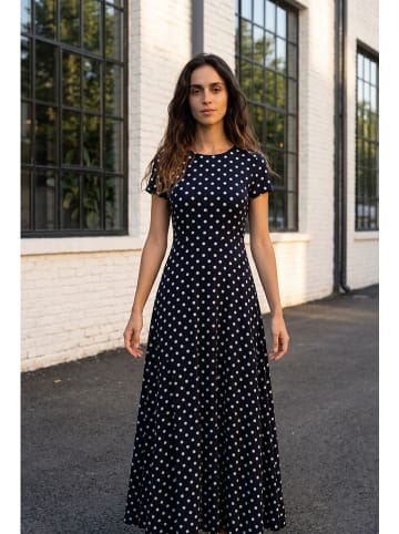 SOULSHAE Kleid in Schwarz/ Weiß