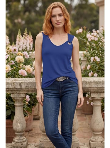 SOULSHAE Blusentop in Blau