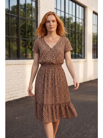 SOULSHAE Kleid in Hellbraun