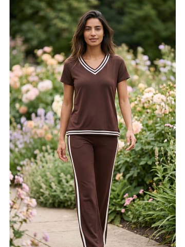 SOULSHAE 2tlg. Outfit in Braun
