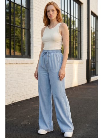 SOULSHAE Broek lichtblauw