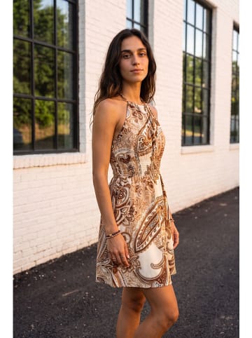 SOULSHAE Kleid in Camel/ Creme