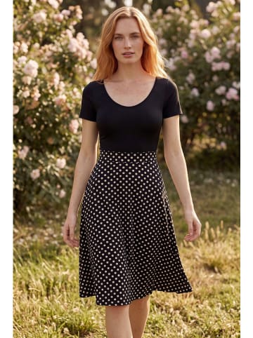 SOULSHAE Kleid in Schwarz/ Sand