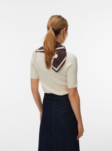 Vero Moda Koszulka dzianinowa w kolorze białym