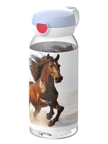 Mepal Trinkflasche ''Campus - Wild Horse'' in Hellblau/ Braun - 600 ml