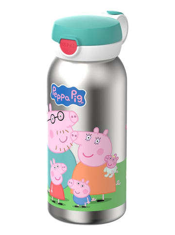 Mepal Bidon "Campus - Peppa Pig" w kolorze turkusowym ze wzorem - 600 ml