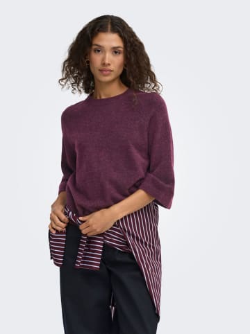 ONLY Sweter w kolorze bordowym