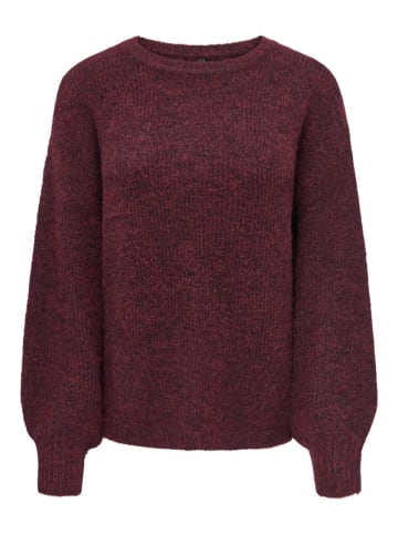 Sweter w kolorze bordowym