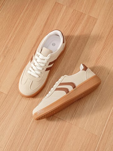 Sixth Sens Sneakersy w kolorze khaki