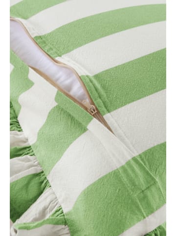 Jotex Kussenhoes ''Isla'' groen/wit