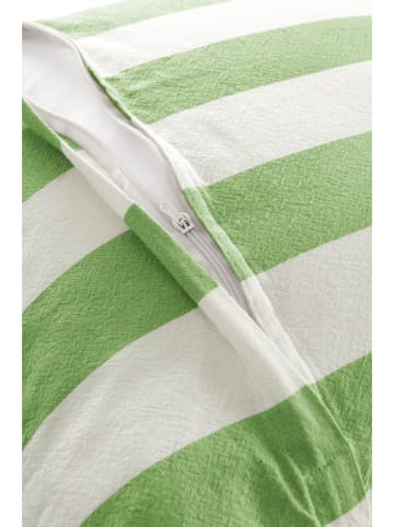 Jotex Kussenhoes ''Isla'' groen/wit