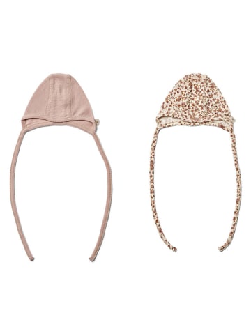 Wheat 2er-Set: Bindemützen "Billie" in Rosa/ Beige