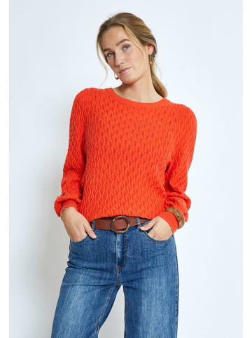 Peppercorn Sweter w kolorze pomarańczowym