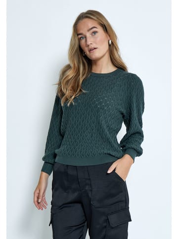 Pullover in Petrol