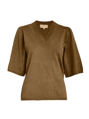 Peppercorn Sweter w kolorze brązowym