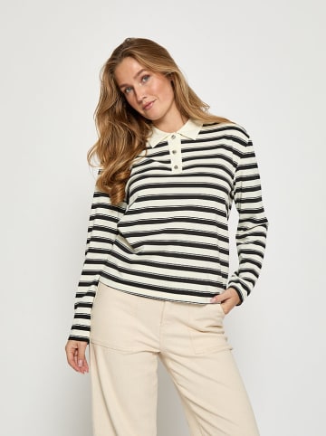 Peppercorn Longsleeve zandkleurig/zwart