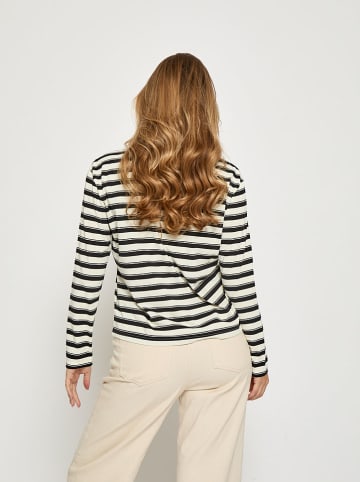 Peppercorn Longsleeve zandkleurig/zwart