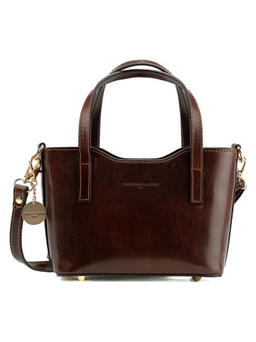 Christian Laurier Leren handtas "Bailey" bruin - (B)25 x (H)14 x (D)9 cm