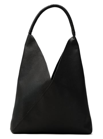 Christian Laurier Leder-Schultertasche "Celiah" in Schwarz - (B)20 x (H)32 x (T)10 cm