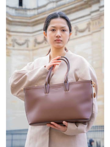 Christian Laurier Leder-Schultertasche "Serinity" in Hellbraun - (B)40 x (H)22 x (T)11 cm