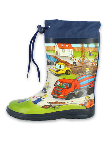 Beck Gummistiefel "Bauarbeiter" in Bunt/ Dunkelblau