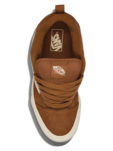 Vans Leder-Sneakers in Hellbraun