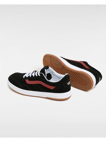 Vans Leder-Sneakers in Schwarz