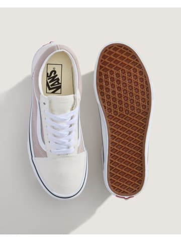 Vans Skórzane sneakersy w kolorze beżowym
