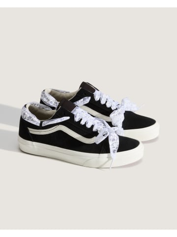 Vans Leder-Sneakers in Schwarz