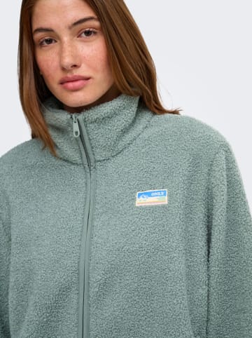 Fleecejacke in Hellgrün