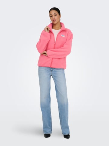 Fleece vest lichtroze