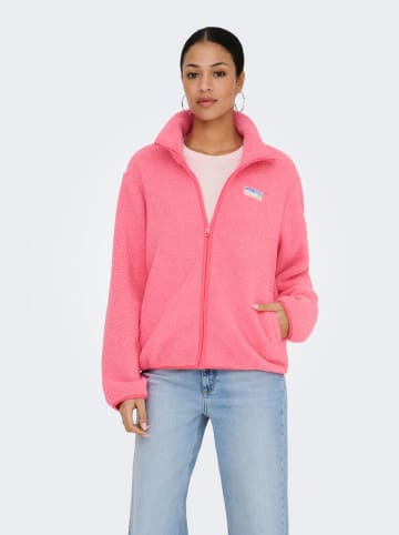 Fleece vest lichtroze