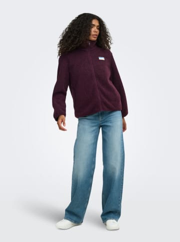 Fleece vest bordeaux