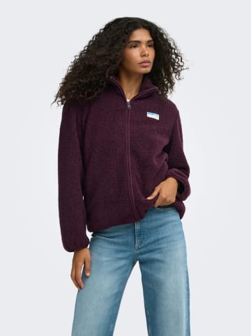 ONLY Fleece vest bordeaux