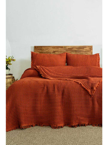 Elizabed 3tlg. Tagesdecken-Set "Norah" in Orange