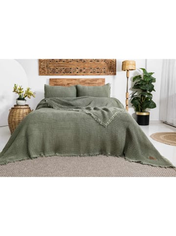 Elizabed 3tlg. Tagesdecken-Set "Norah" in Khaki