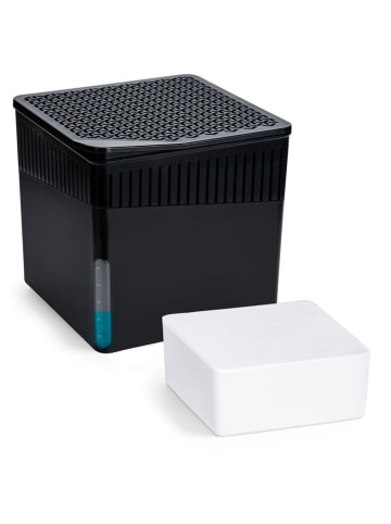 Wenko Luchtontvochtiger "Cube" zwart - (B)16,5 x (H)15,7 x (D)16,5 cm