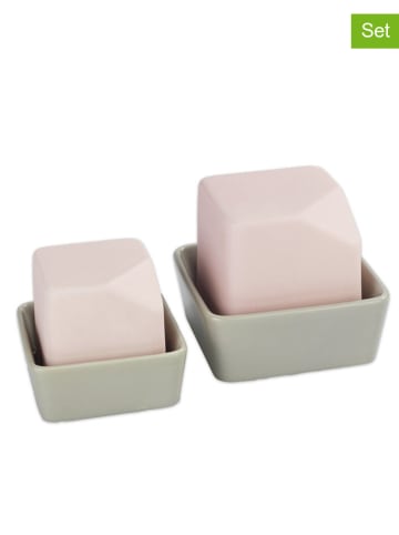 Wenko 2-delige set: luchtbevochtigers ''Livia'' beige