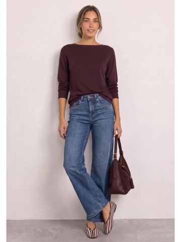 Street One Sweter w kolorze bordowym