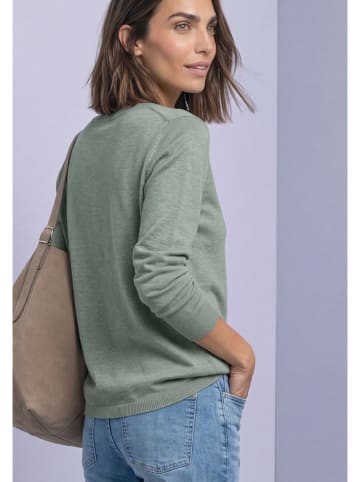 Street One Sweter w kolorze zielonym