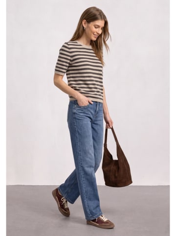 Street One Trui beige/antraciet