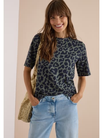 Cecil Shirt olijfgroen/donkerblauw