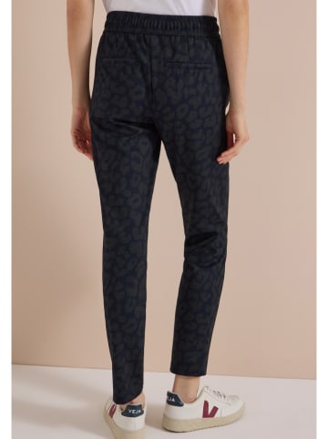 Cecil Broek donkerblauw/grijs