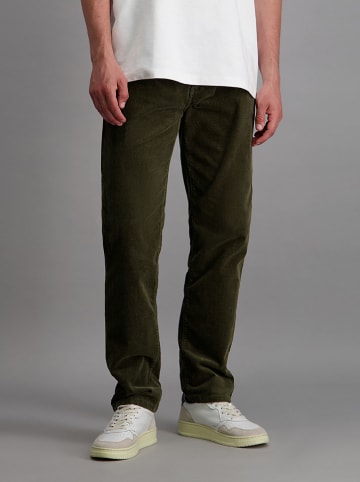 Pioneer Spodnie sztruksowe "Rando" - Regular fit - w kolorze khaki
