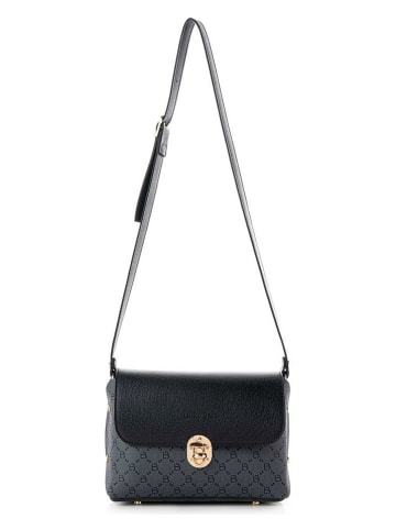 Lucky Bees Schoudertas zwart/antraciet - (B)25 x (H)17 x (D)9 cm