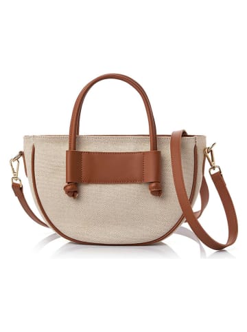 Lucky Bees Henkeltasche in Beige/ Hellbraun - (B)29 x (H)18 x (T)11 cm